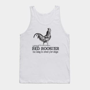 Little Red Rooster Karen Payton Art Tank Top